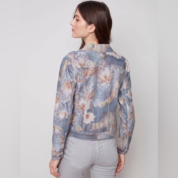 Charlie B Printed Reversible Jean Jacket - Picture 10 of 17